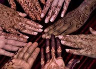 Henna Hand Application