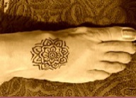 Henna Mindful Foot Design