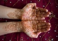 Henna Hand Application